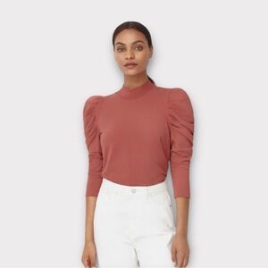 Cuyana French Terry Puff Sleeve Sweatshirt - XS